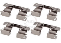 Kit de accesorios, pastilla de freno de disco 1002Q ABS