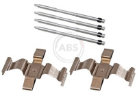 Kit de accesorios, pastilla de freno de disco 0109Q ABS