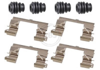 Kit de accesorios, pastilla de freno de disco 0112Q ABS