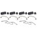 Kit de accesorios, pastilla de freno de disco 0133Q ABS