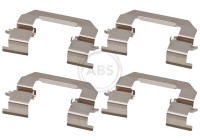 Kit de accesorios, pastilla de freno de disco 1914Q ABS
