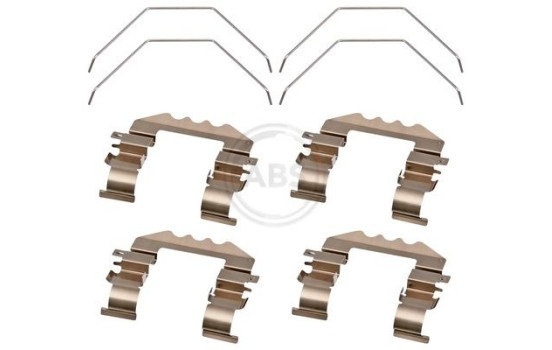 Kit de accesorios, pastilla de freno de disco 1918Q ABS