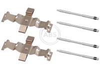 Kit de accesorios, pastilla de freno de disco 1942Q ABS