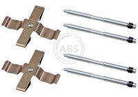 Kit de accesorios, pastilla de freno de disco 1955Q ABS
