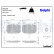 JEU DE PLAQUETTES DE FREIN LP3259 Delphi, Miniatura 3