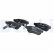 JEU DE PLAQUETTES DE FREIN LP625 Delphi