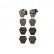 Juego de pastillas de freno 13.0460-2875.2 ATE