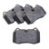 Juego de pastillas de freno 13.0460-4965.2 ATE