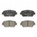 Juego de pastillas de freno 13.0460-5743.2 ATE