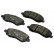 Juego de pastillas de freno 13.0460-5760.2 ATE