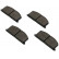 Juego de pastillas de freno 13.0460-5976.2 ATE