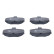 Juego de pastillas de freno 13.0460-5986.2 ATE, Miniatura 3