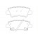 Juego de pastillas de freno 2493401 Textar