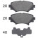 Juego de pastillas de freno 35032 ABS