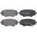 Juego de pastillas de freno 35032 ABS, Miniatura 2
