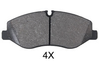 Juego de pastillas de freno 35055 ABS