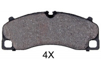 Juego de pastillas de freno 35088 ABS