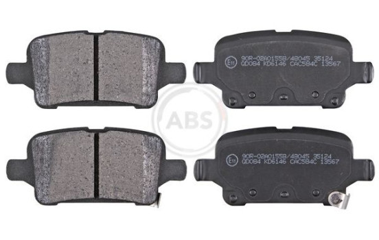 Juego de pastillas de freno 35124 ABS