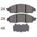 Juego de pastillas de freno 35128 ABS