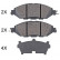 Juego de pastillas de freno 35130 ABS