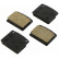 Juego de pastillas de freno 36121 ABS