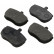 Juego de pastillas de freno 36124 ABS