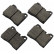Juego de pastillas de freno 36133 ABS