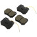 Juego de pastillas de freno 36137 ABS