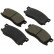Juego de pastillas de freno 36155 ABS