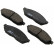 Juego de pastillas de freno 36156 ABS