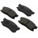 Juego de pastillas de freno 36165 ABS