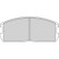Juego de pastillas de freno 36178 ABS, Miniatura 3