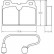 Juego de pastillas de freno 36468 ABS, Miniatura 2