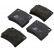Juego de pastillas de freno 36472 ABS