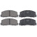 Juego de pastillas de freno 36508 ABS, Miniatura 4