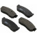 Juego de pastillas de freno 36520 ABS
