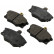 Juego de pastillas de freno 36521 ABS