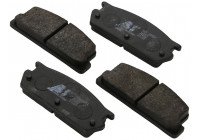 Juego de pastillas de freno 36553 ABS