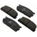 Juego de pastillas de freno 36553 ABS