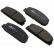 Juego de pastillas de freno 36571 ABS