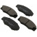 Juego de pastillas de freno 36577 ABS
