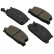 Juego de pastillas de freno 36585 ABS