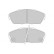 Juego de pastillas de freno 36639 ABS
