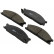 Juego de pastillas de freno 36657 ABS