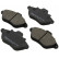 Juego de pastillas de freno 36670 ABS