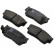 Juego de pastillas de freno 36675 ABS