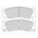 Juego de pastillas de freno 36676 ABS, Miniatura 3