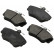 Juego de pastillas de freno 36703 ABS