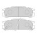 Juego de pastillas de freno 36721 ABS, Miniatura 3