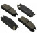 Juego de pastillas de freno 36721 ABS